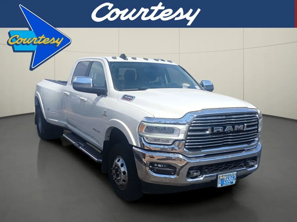 Used 2020 Pearl White Ram Laramie image 1