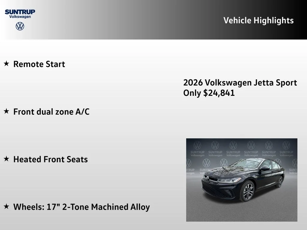 New 2026  Volkswagen 1.5T Sport image 7