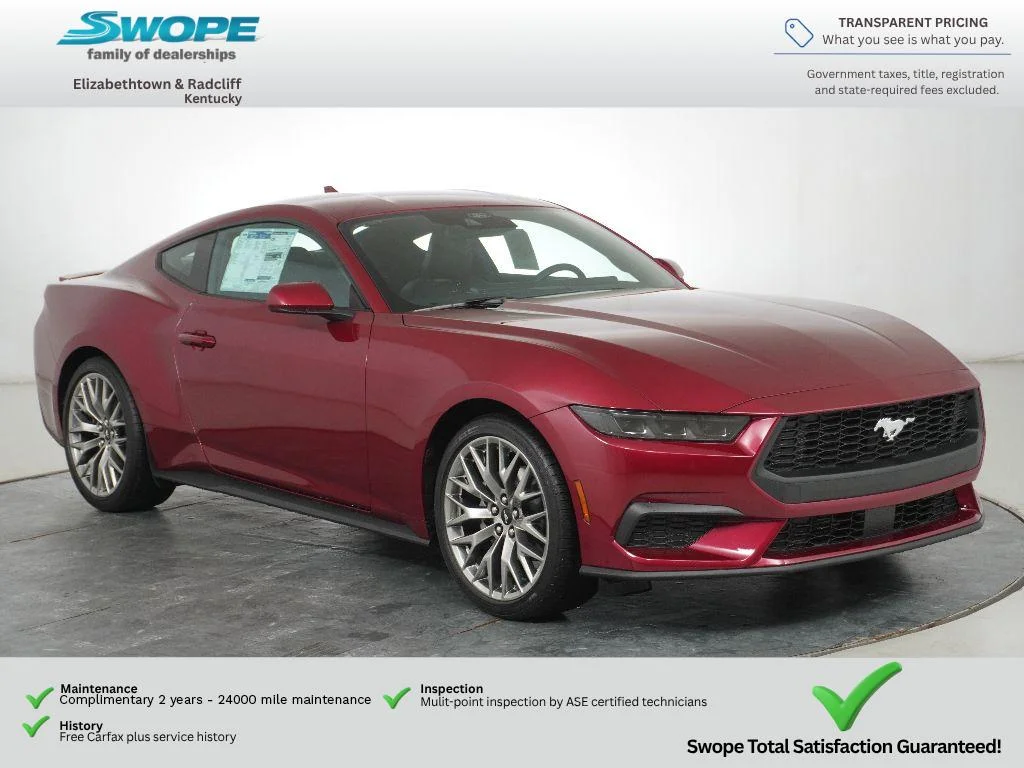 New 2025 Molten Magenta Metallic Tri-coat Ford EcoBoost® Premium Fastback image 1