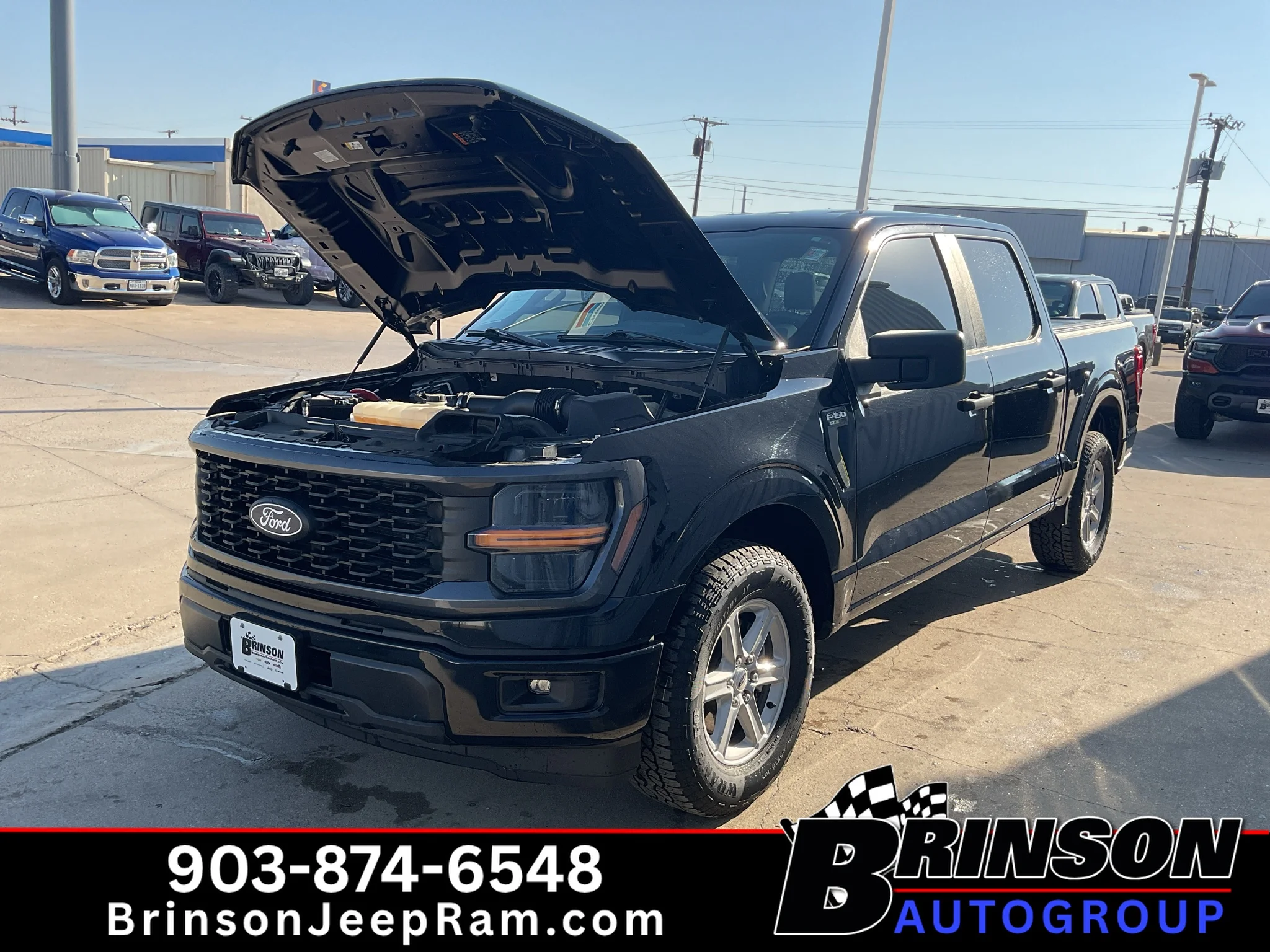 Used 2024 Agate Black Metallic Ford STX image 13