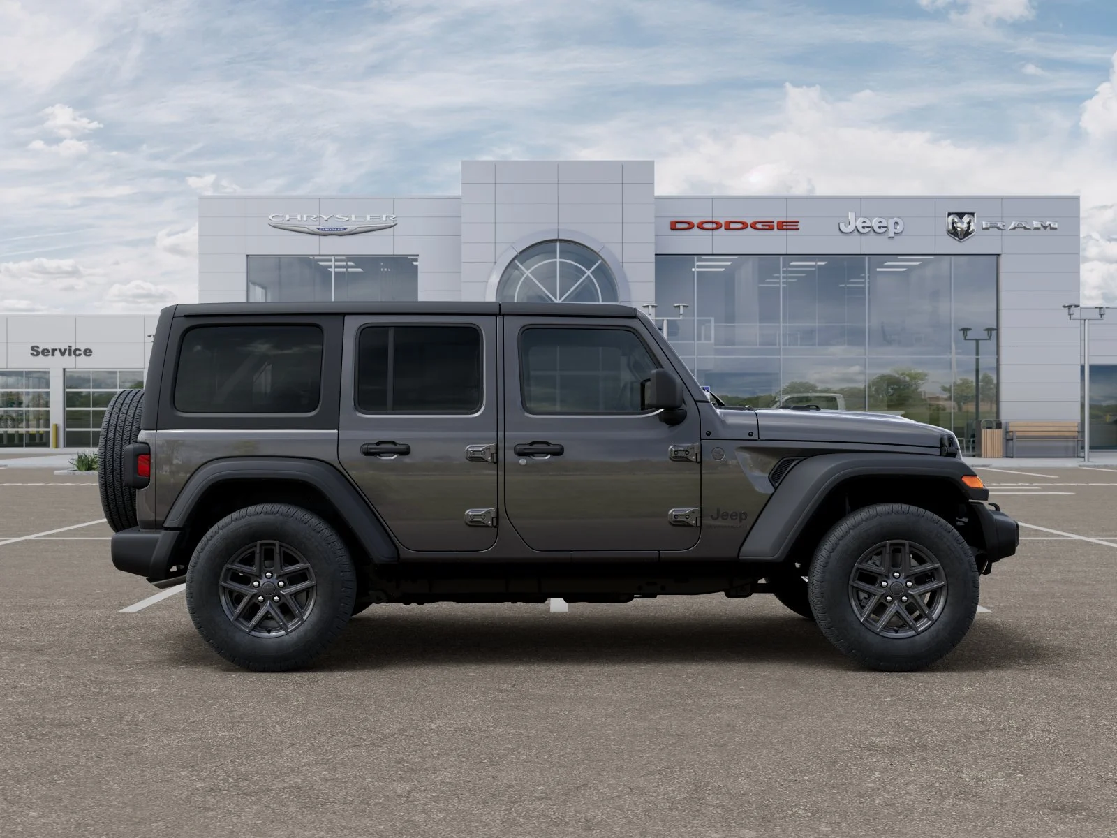 New 2026 Granite Crystal Metallic Clear-Coat Exterior Paint Jeep Sport S image 21
