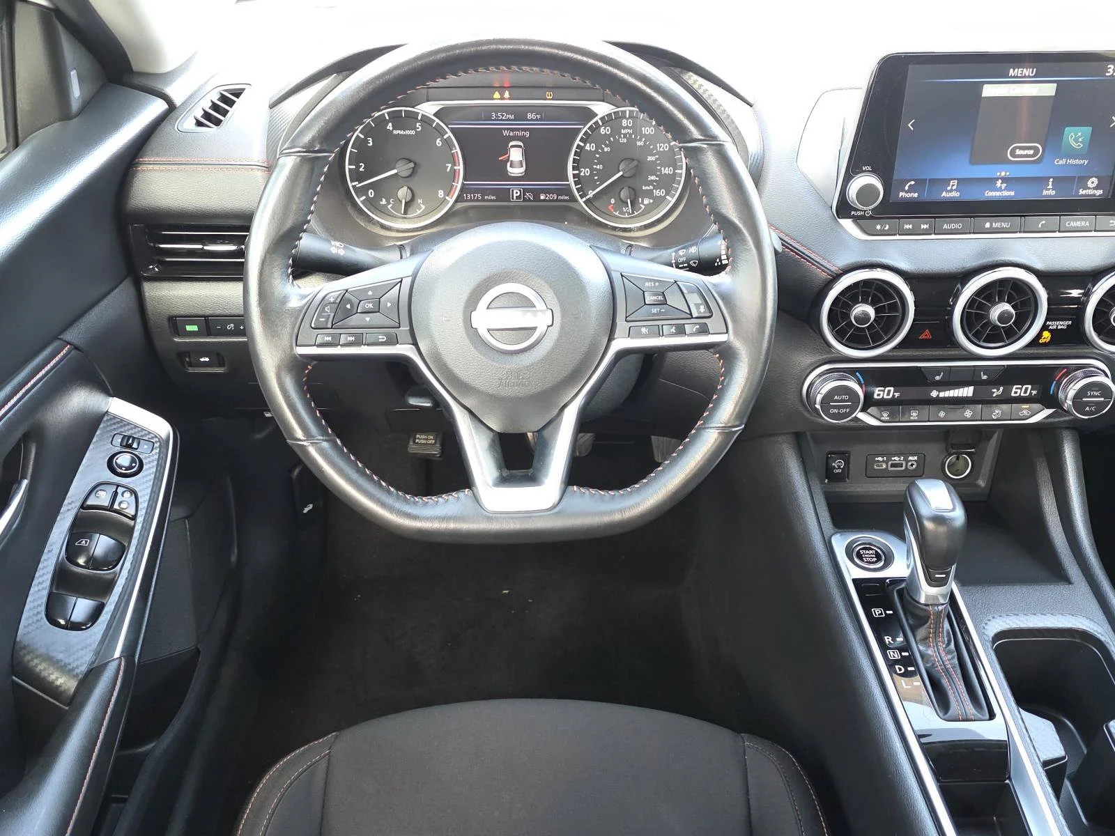 Used 2024 Aspen White Tricoat/Super Black Nissan SR image 9