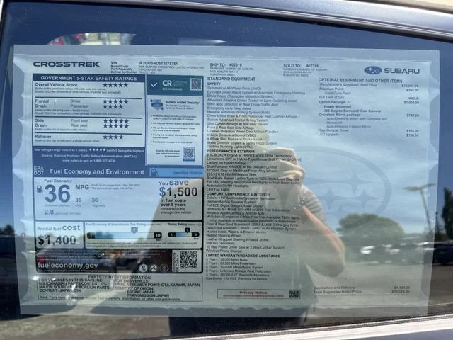 New 2026 SAND DUNE PEARL Subaru Limited Hybrid image 34