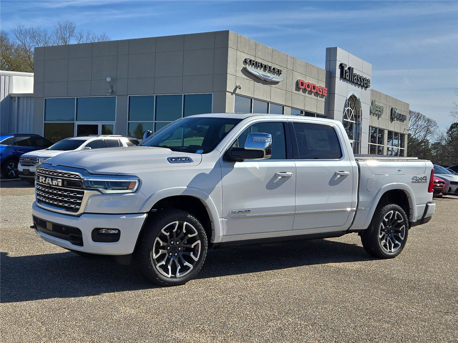 New 2026 Ivory White Tri-Coat Pearlcoat Ram Limited image 1