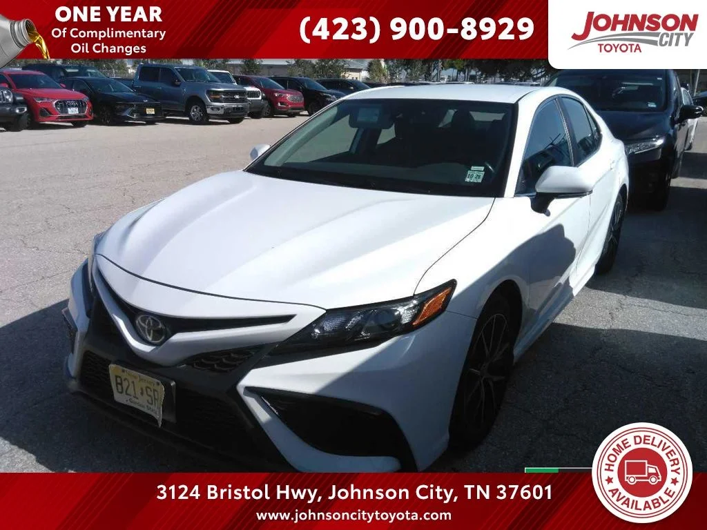 Used 2024 White Toyota SE image 1