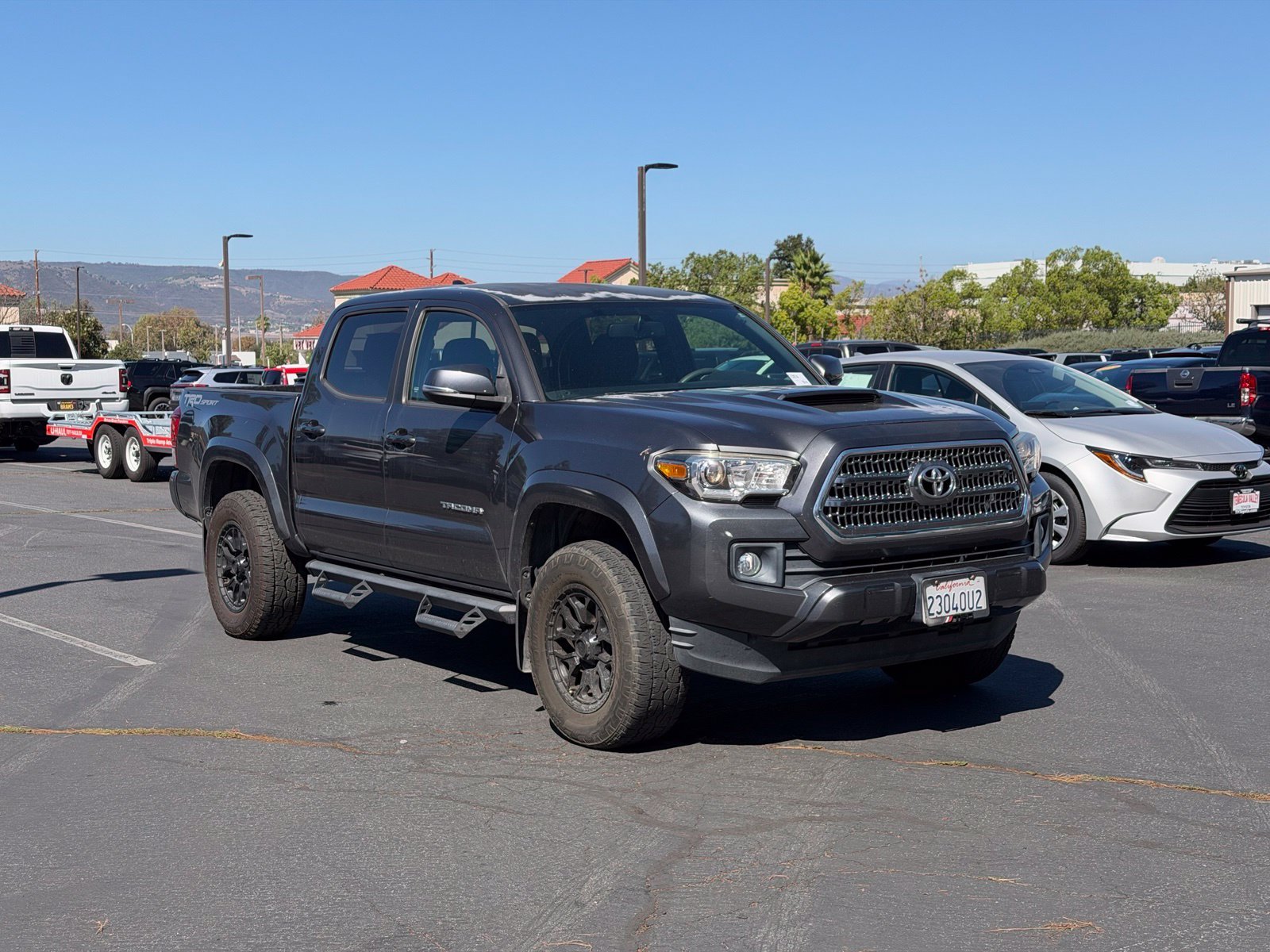 Used 2017 Magnetic Gray Metallic Toyota TRD Sport image 2