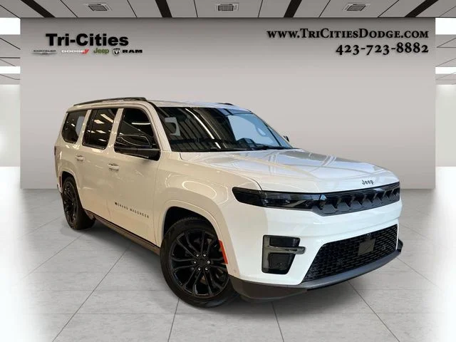 New 2026 Bright White Clear-Coat Exterior Paint Jeep Summit Obsidian image 1