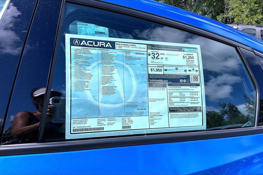 Used 2026 Blue Acura A-Spec Package image 21