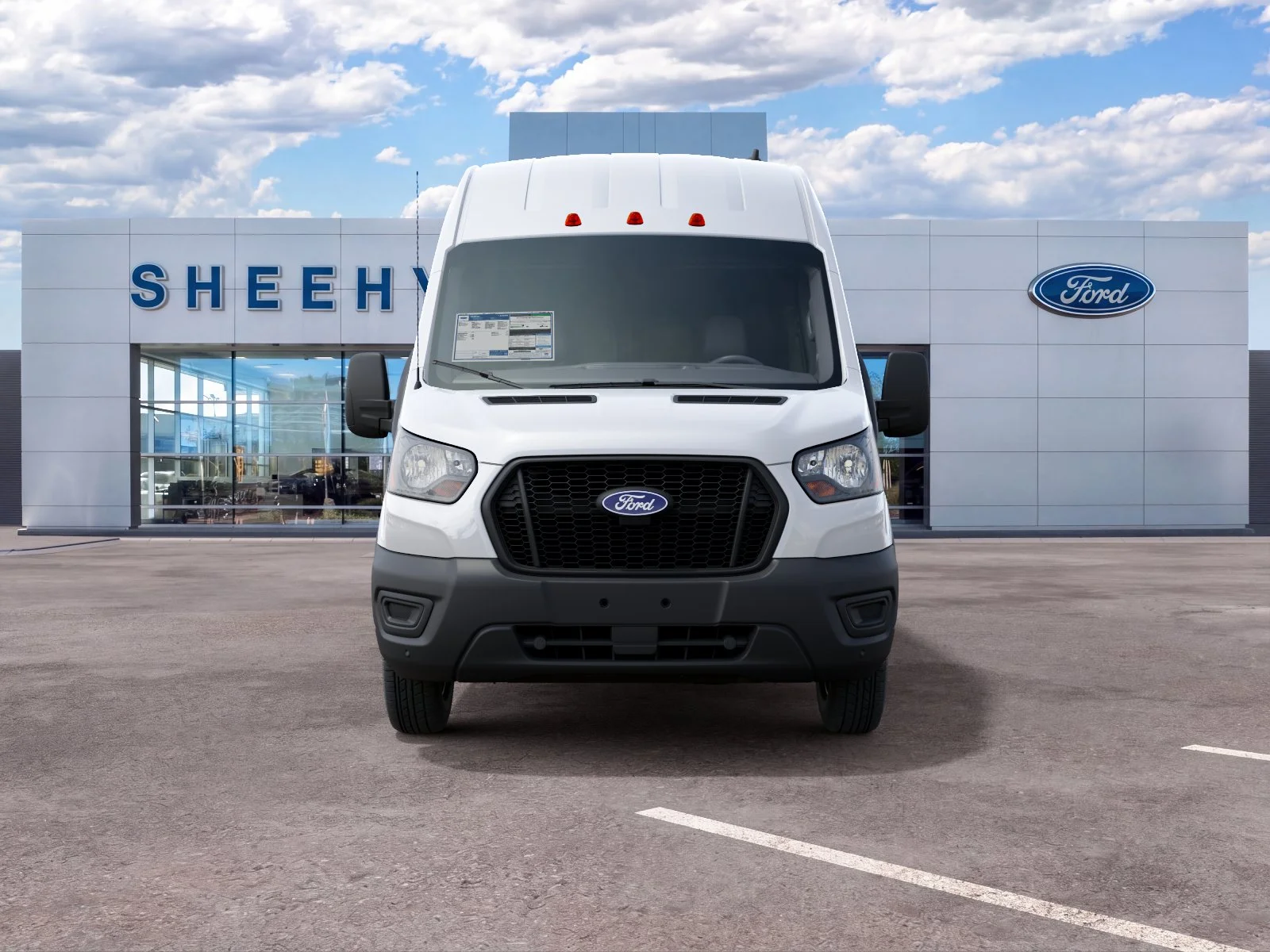 New 2027 Oxford White Ford Cargo Van image 2