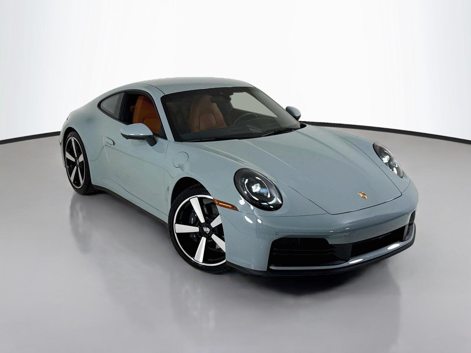 Used 2025 Shade Green Metallic Porsche Carrera | Surround View | Sport Exhaust | BOSE | Classic Wheels image 43