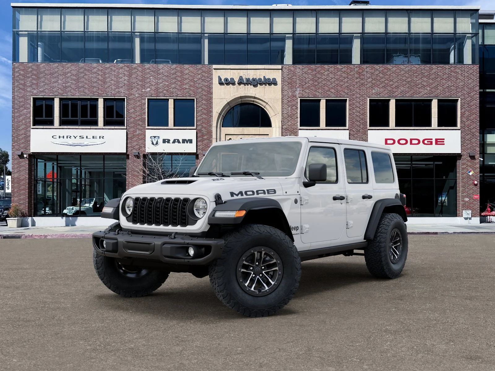 New 2026 Bright White Clear-Coat Exterior Paint Jeep Moab 392 image 34