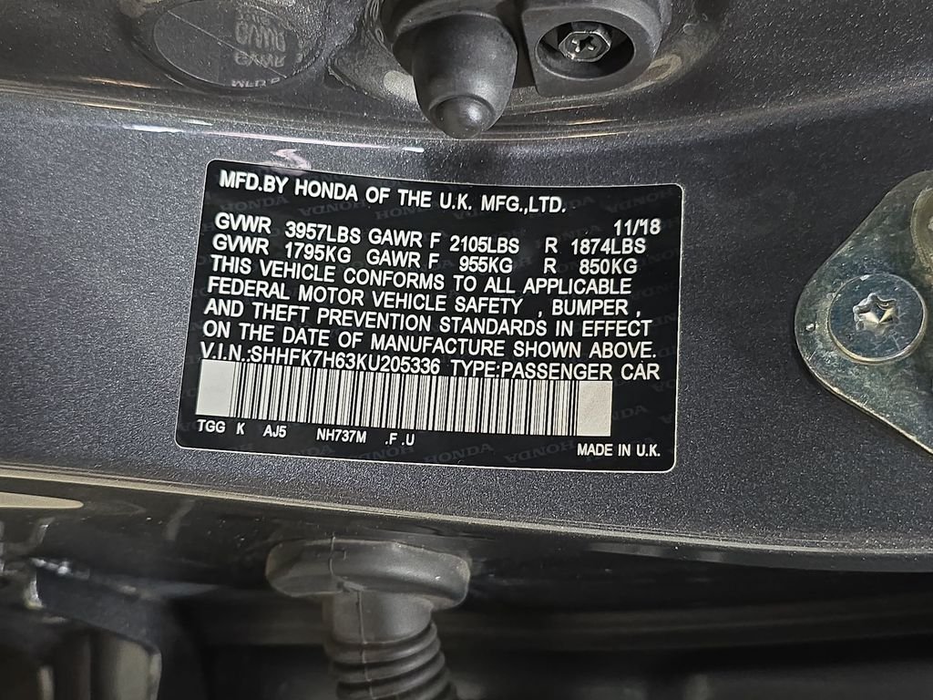 Used 2019 Gray Honda EX image 34