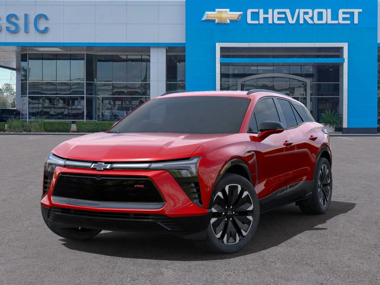 2025 Chevrolet Blazer EV RS Red at Classic Elite Chevrolet Hwy 6