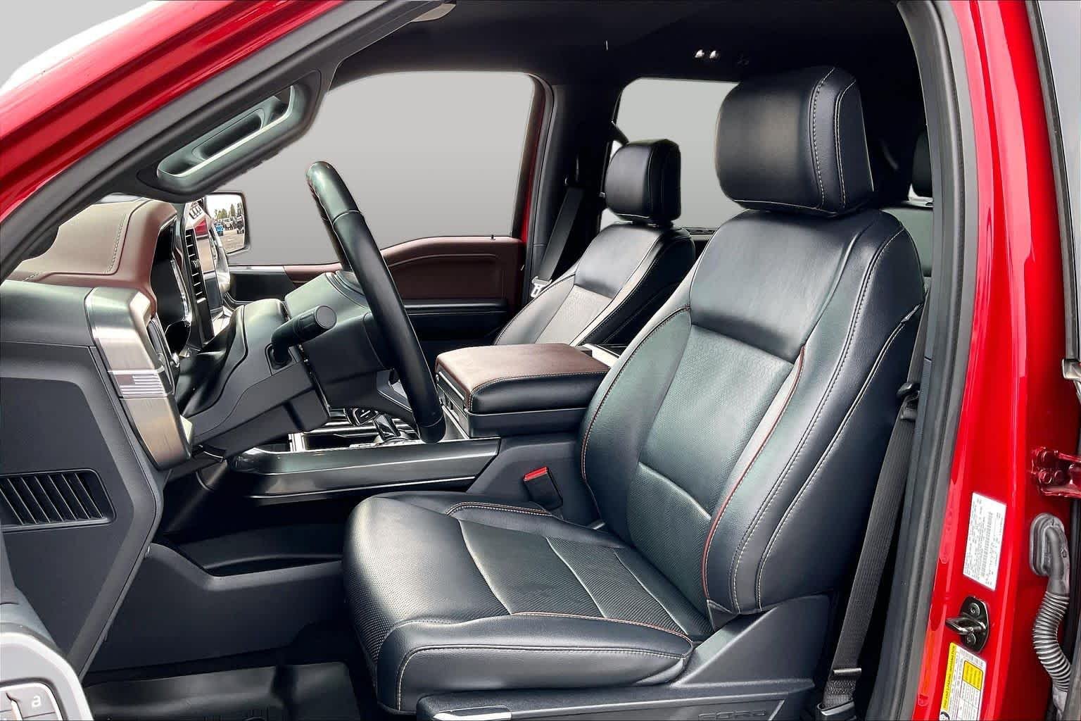 Used 2023 Rapid Red Metallic Tinted Clearcoat Ford LARIAT image 8