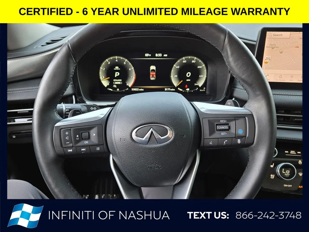 Certified Used 2023 Black INFINITI LUXE image 24