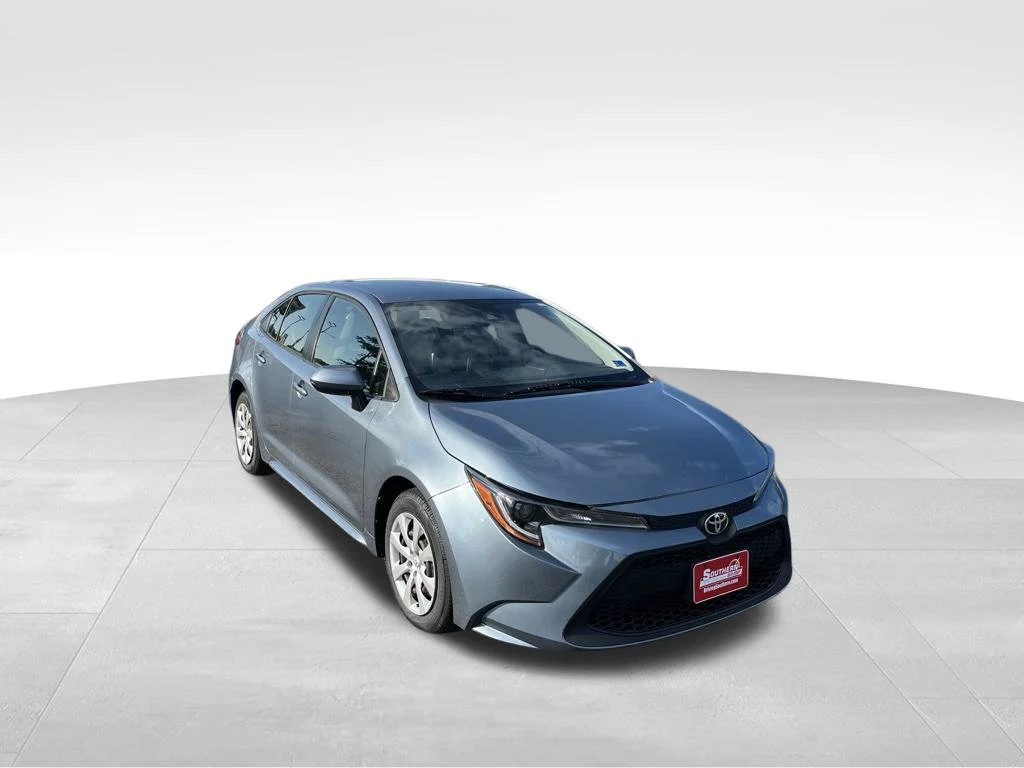 Used 2021 Blue Toyota LE image 30