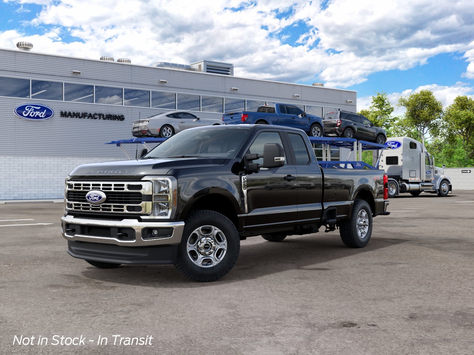 New 2027 Agate Black Metallic Ford XLT image 3