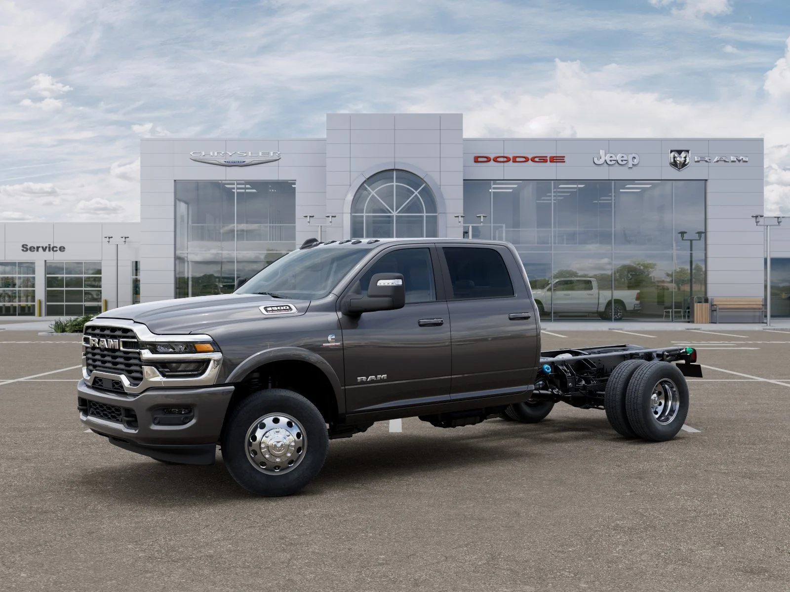 New 2026 Granite Crystal Metallic Clear-Coat Exterior Paint RAM Laramie image 51