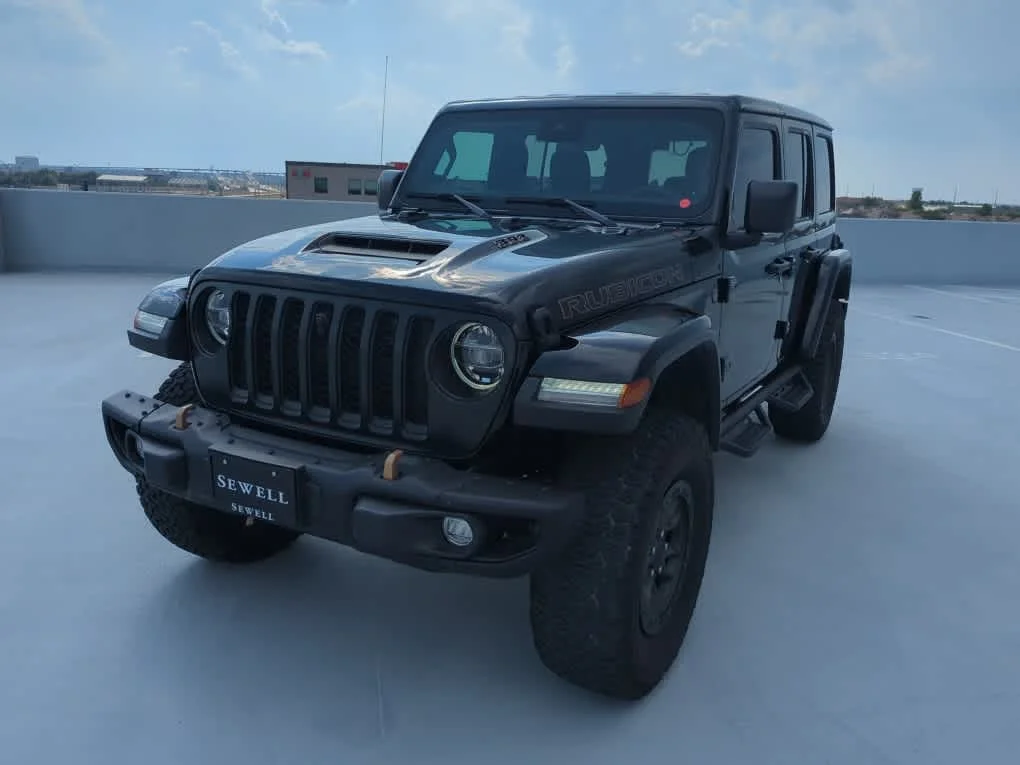 Used 2021 Black Clearcoat Jeep Unlimited Rubicon 392 image 3