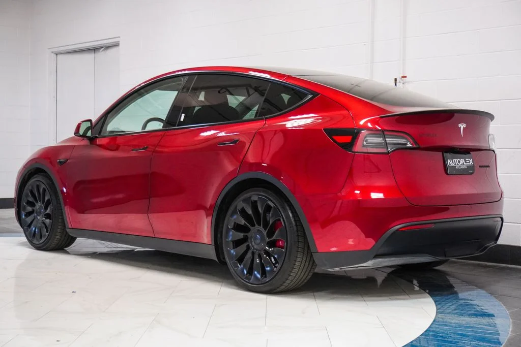Used 2024 Red Tesla Performance image 28