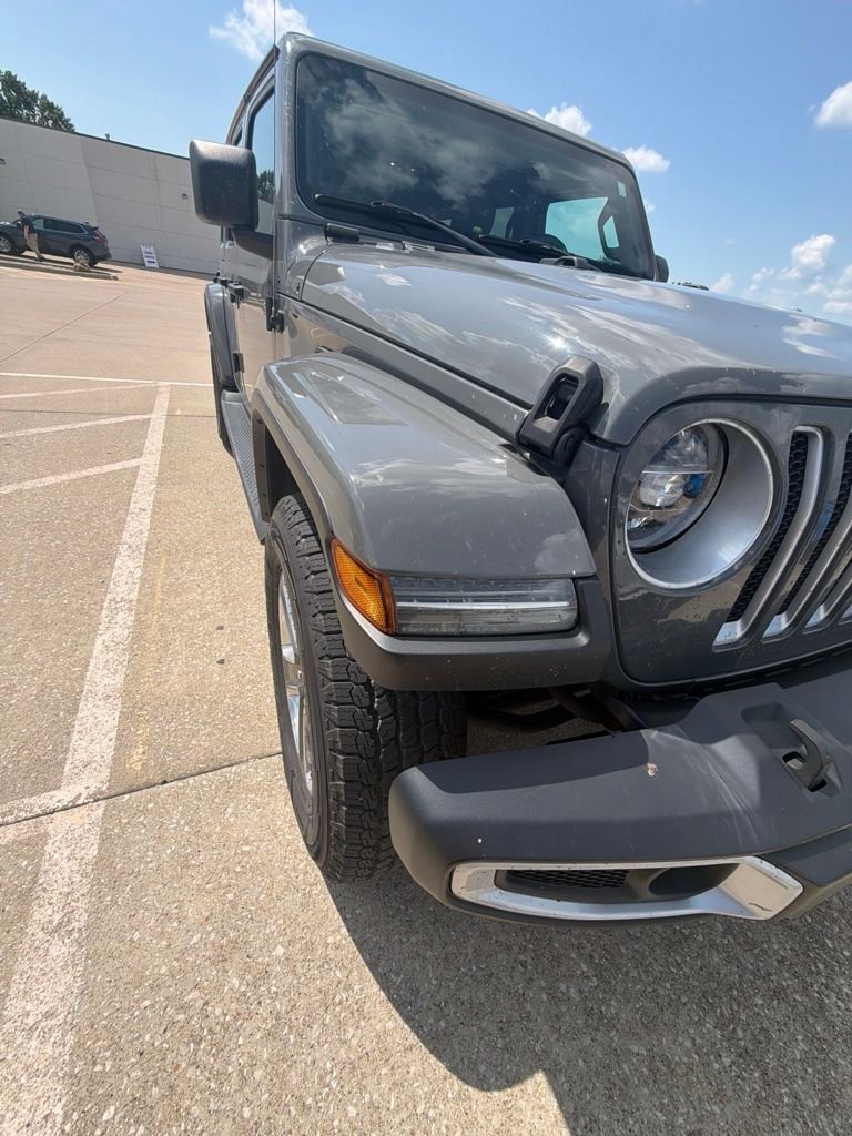 Used 2021 Sting-Gray Clearcoat Jeep Unlimited Sahara image 7