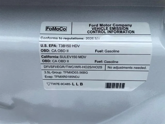 New 2026 Oxford White Ford Cargo Van image 46