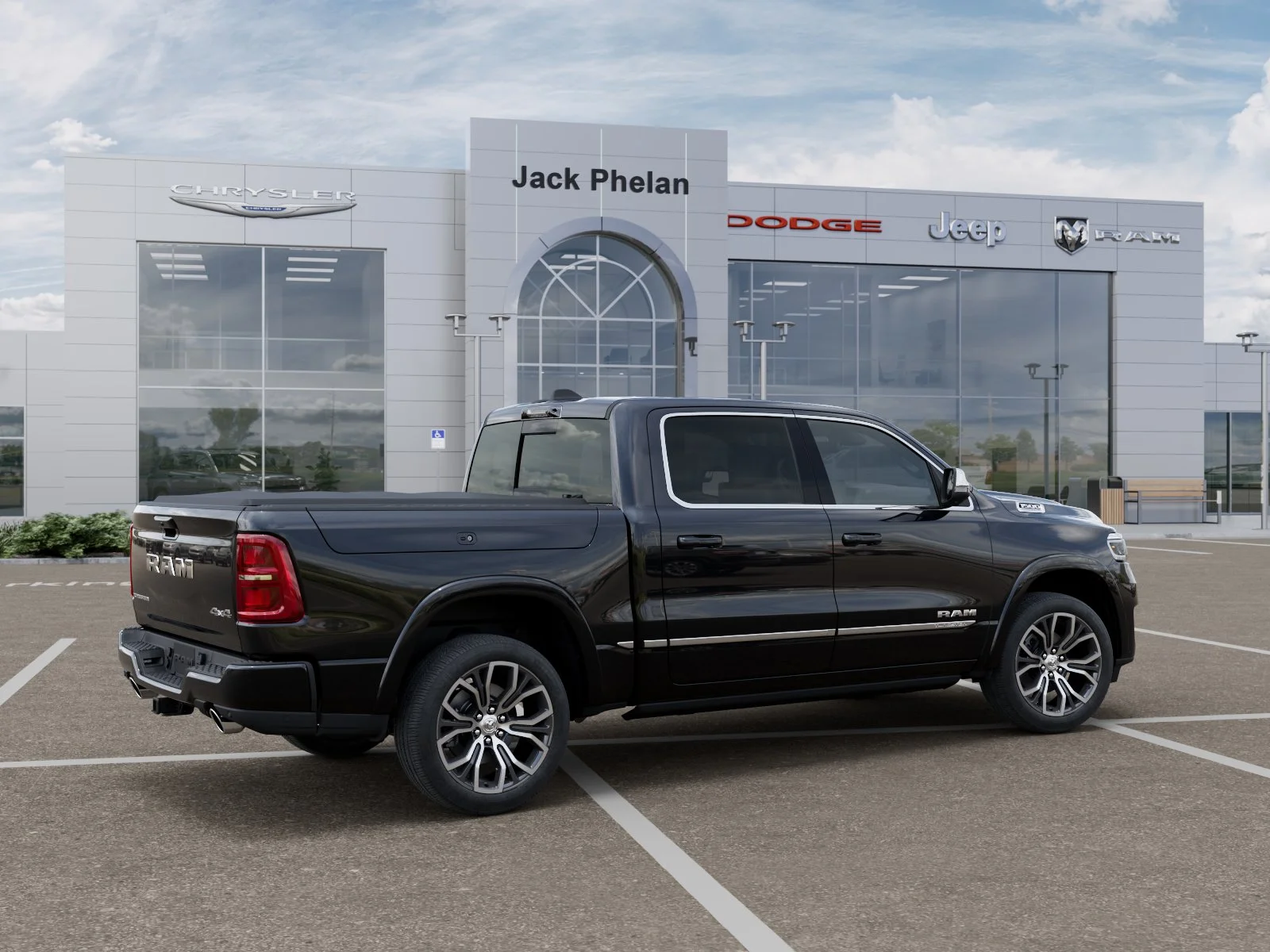 New 2026 Diamond Black Crystal Pearl-Coat Exterior Paint RAM Tungsten image 30