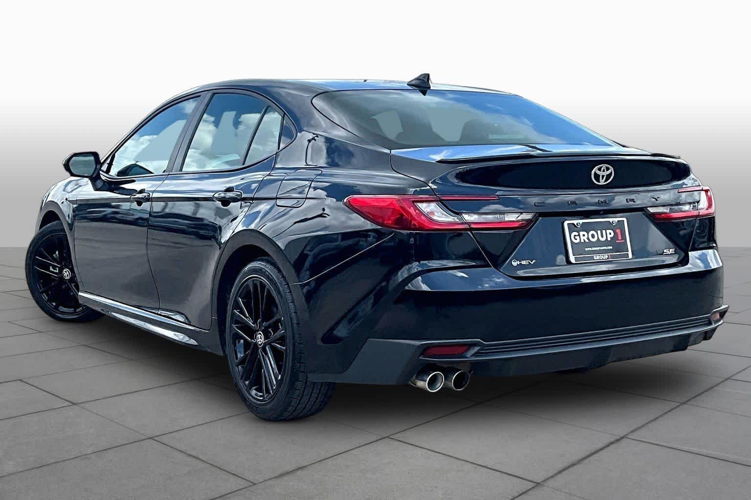 Used 2025 Midnight Black Metallic Toyota SE image 12