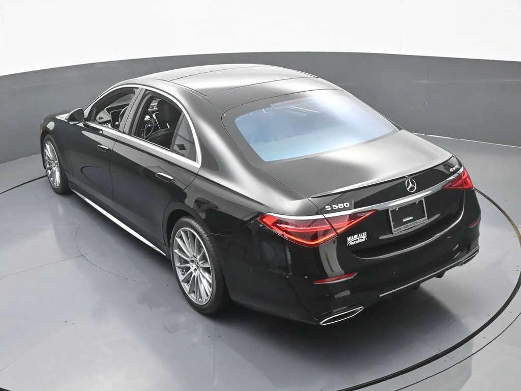 Used 2021 Obsidian Black/designo Diamon White Mercedes-Benz S 580 image 59