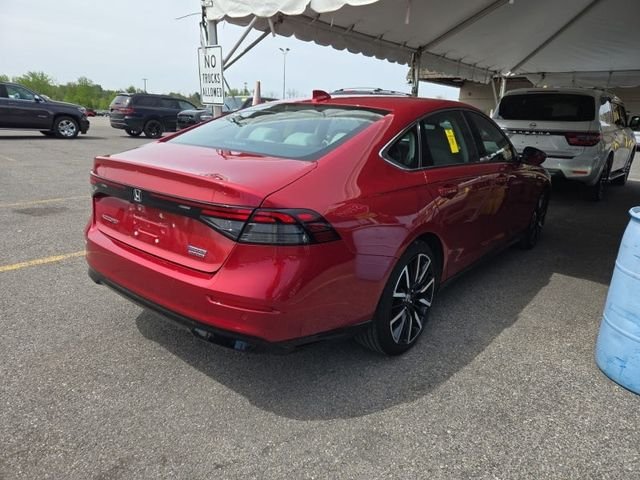 Certified Used 2023 Radiant Red Metallic Honda HYBRID TRG image 2