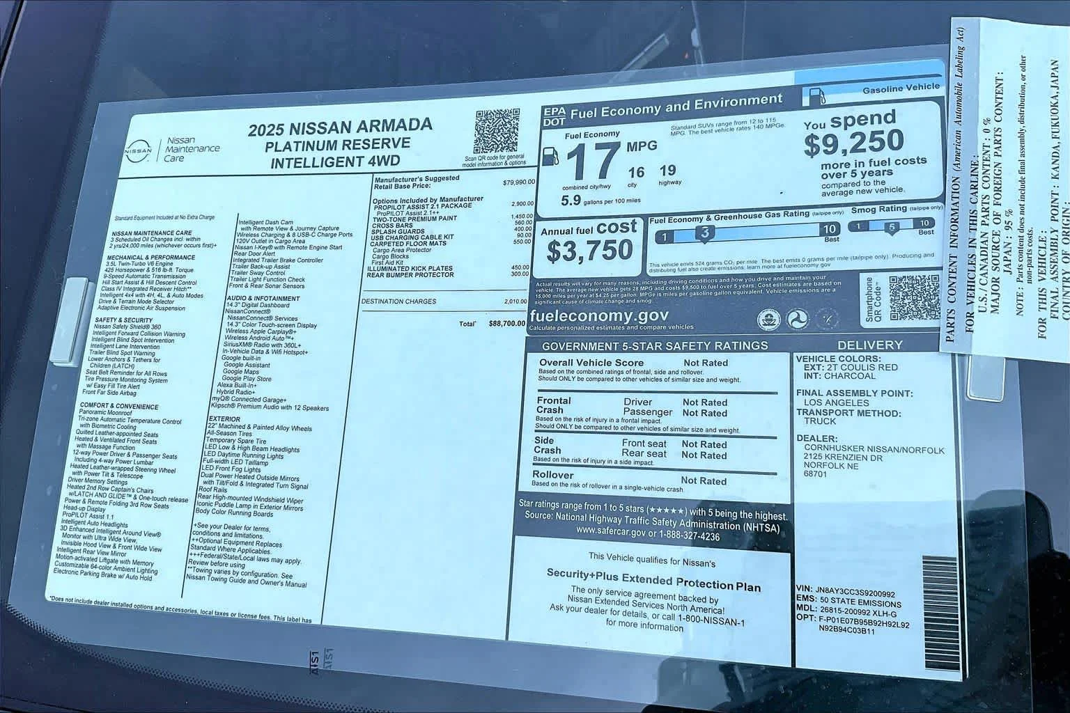 2025 Nissan Armada Platinum Reserve - Photo 18
