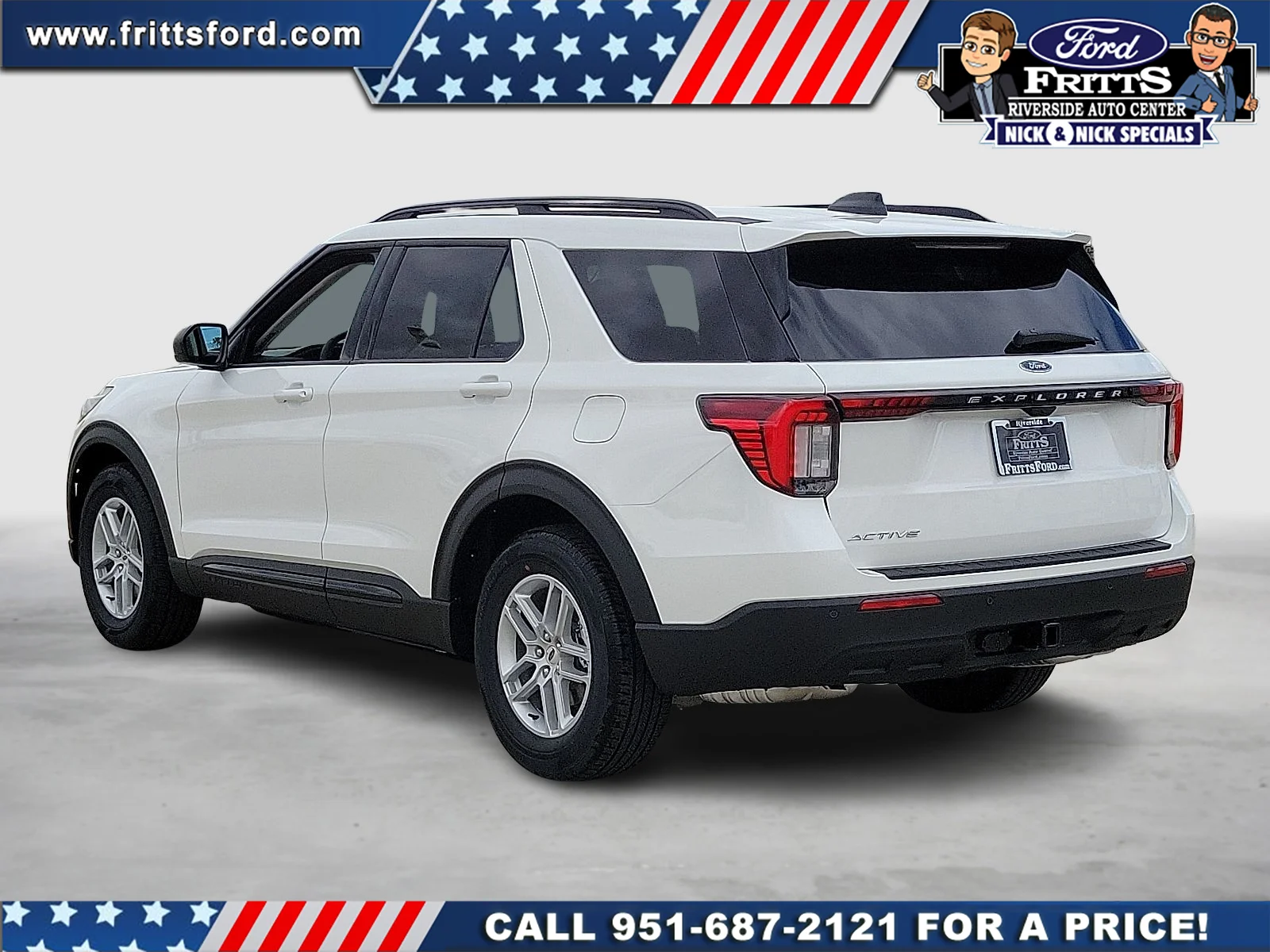 New 2026 Star White Metallic Tri-Coat Ford Active image 2