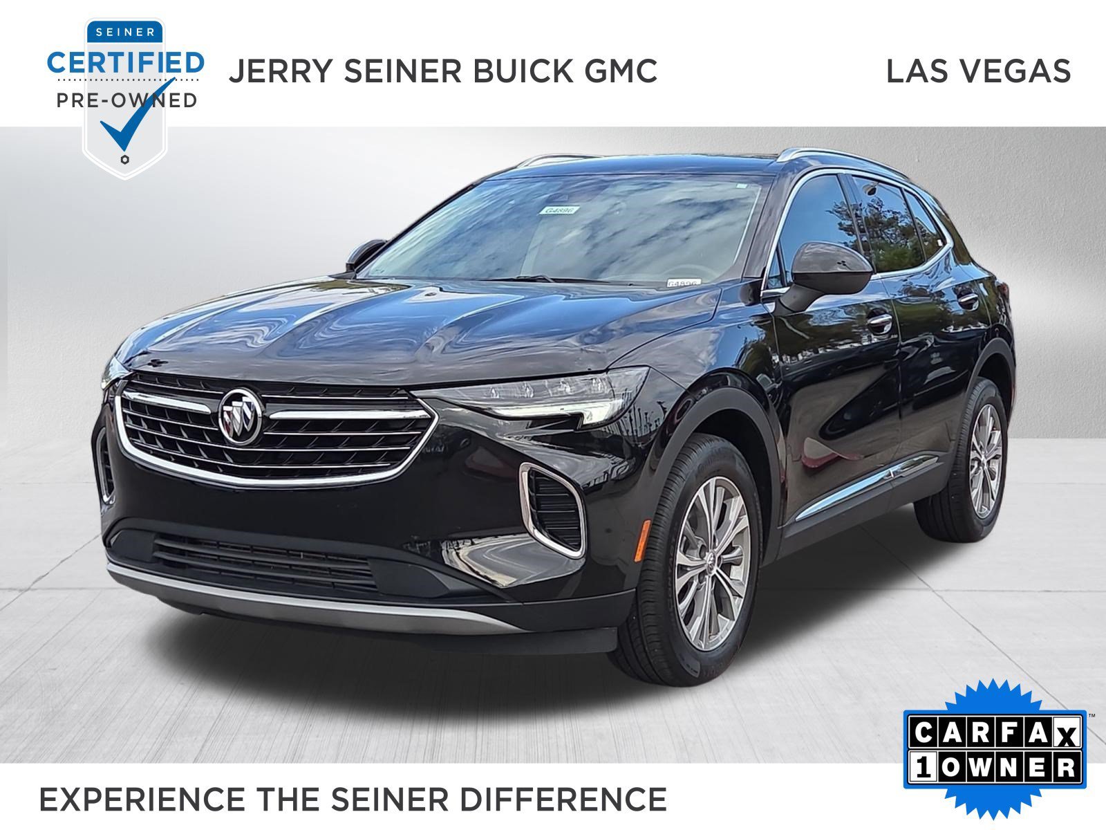 Certified Used 2022 Ebony Twilight Metallic Buick Preferred image 1