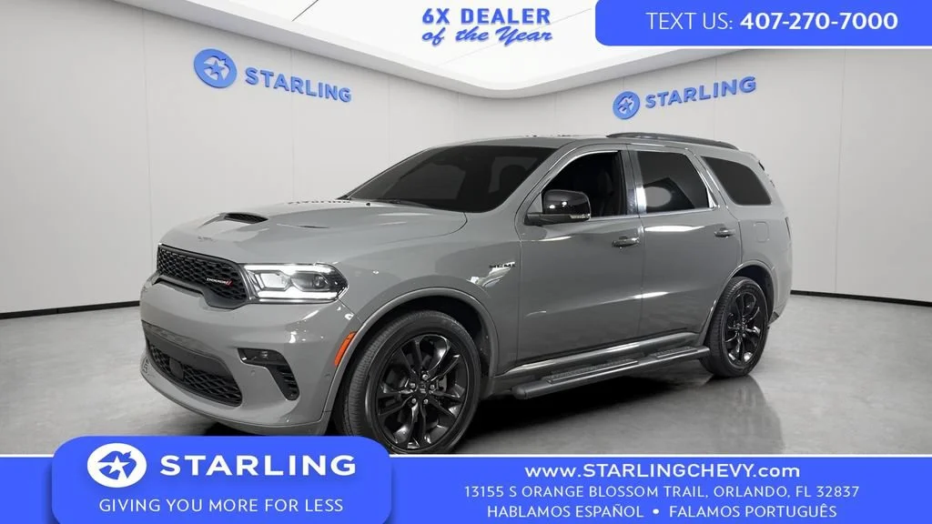 Used 2023 Gray Dodge R/T Plus RWD image 1