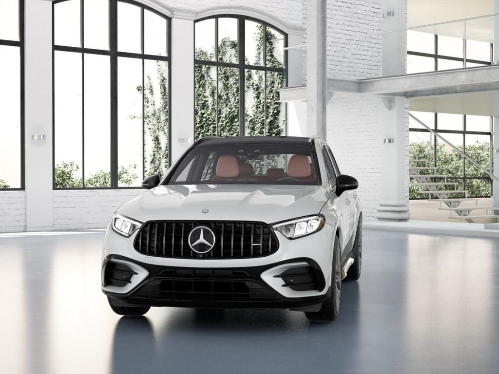 New 2025 MANUFAKTUR Moonlight White Metallic Mercedes-AMG AMG® GLC 63 S E Performance 4MATIC SUV image 42