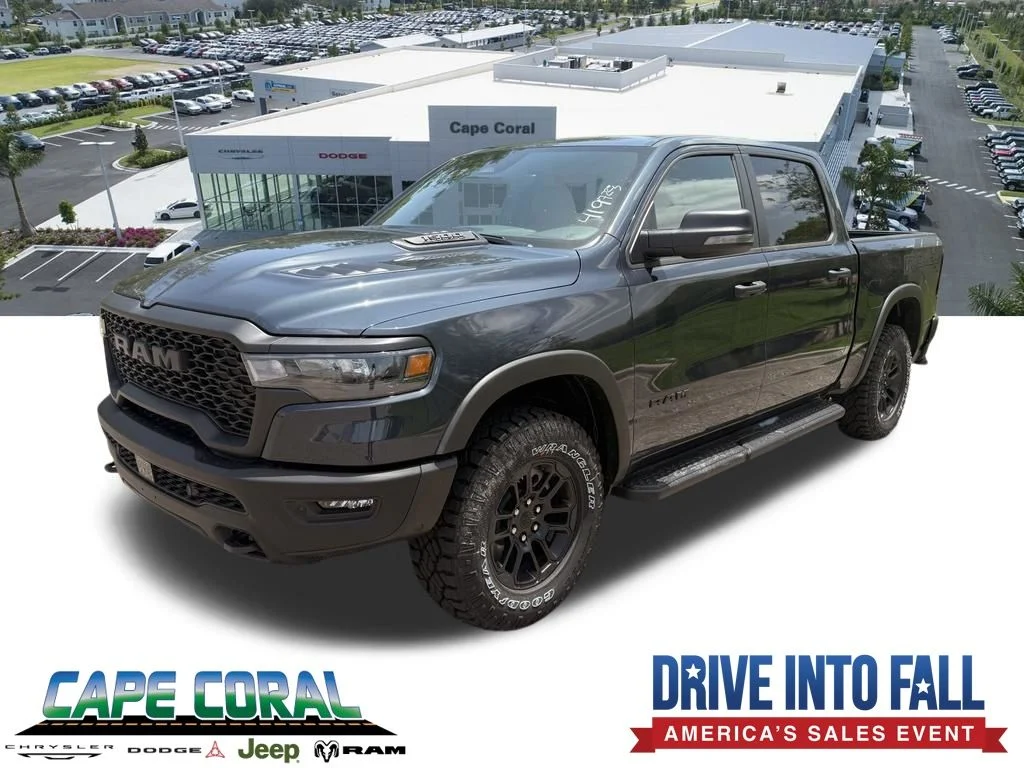 New 2026 Forged Blue Metallic Exterior Paint RAM Rebel image 1