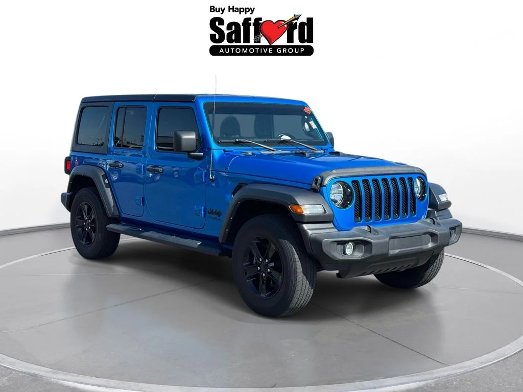 Used 2022 Blue Jeep Unlimited Sport Altitude image 9