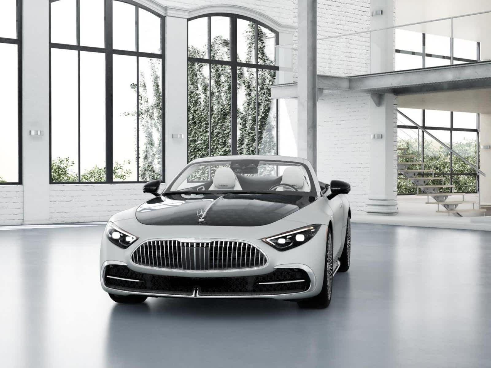 New 2026 MANUFAKTUR moonlight white magno (White Ambiance) Mercedes-Benz Maybach SL 680 Monogram Series image 41