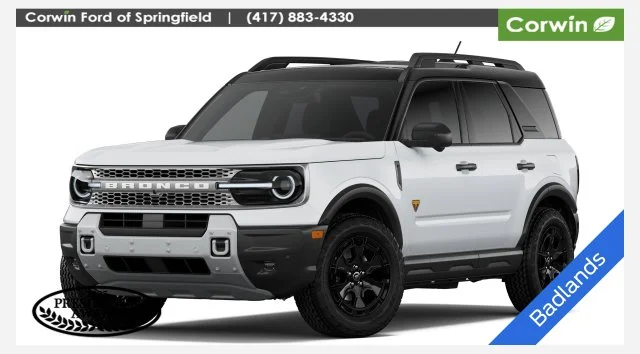 New 2026 Oxford White Ford Badlands® image 1