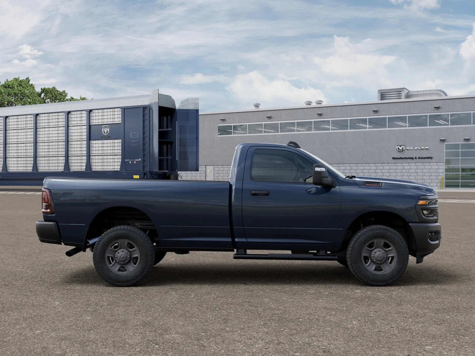 New 2026 Forged Blue Metallic Exterior Paint RAM TRADESMAN image 12