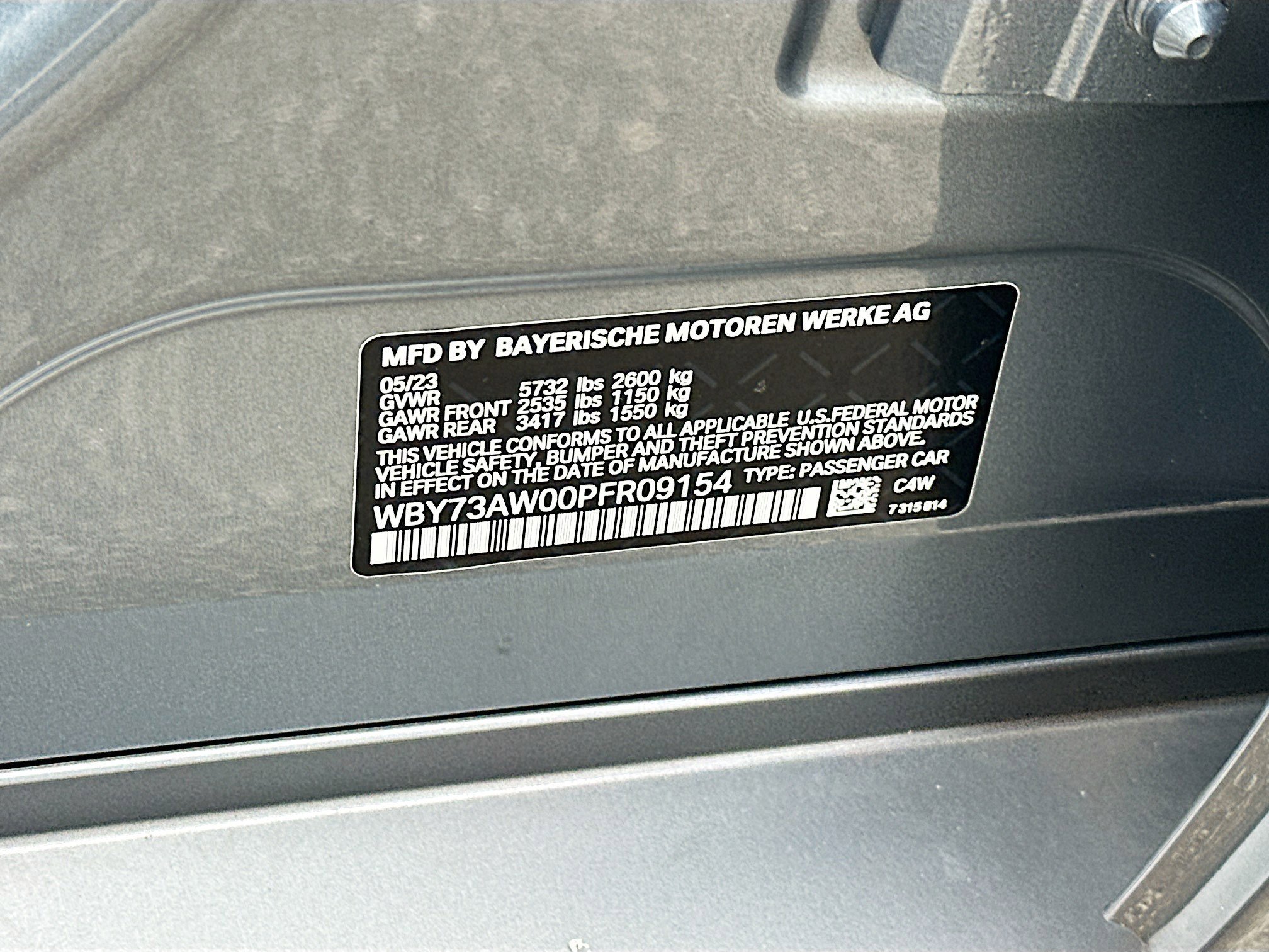 Certified Used 2023 Skyscraper Grey Metallic BMW eDrive40 image 33