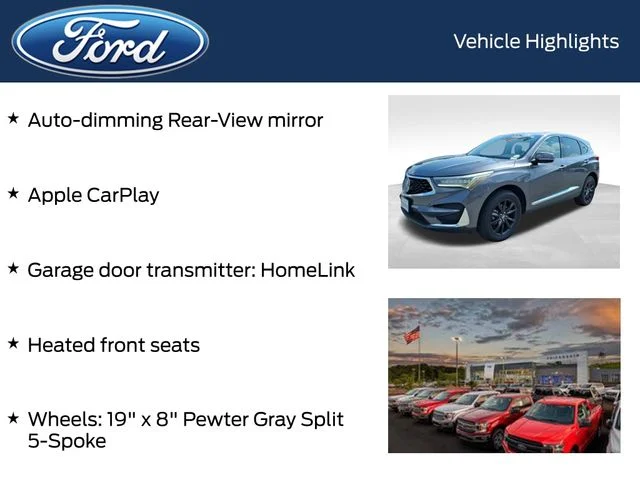 Used 2020 Gray Acura Technology Package image 13