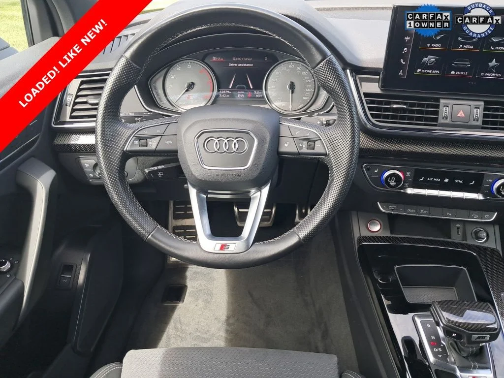 Used 2022 Glacier White Metallic Audi Premium image 14