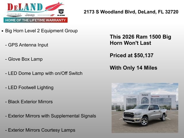 New 2026 Silver Zynith Exterior Paint RAM Big Horn/Lone Star image 18
