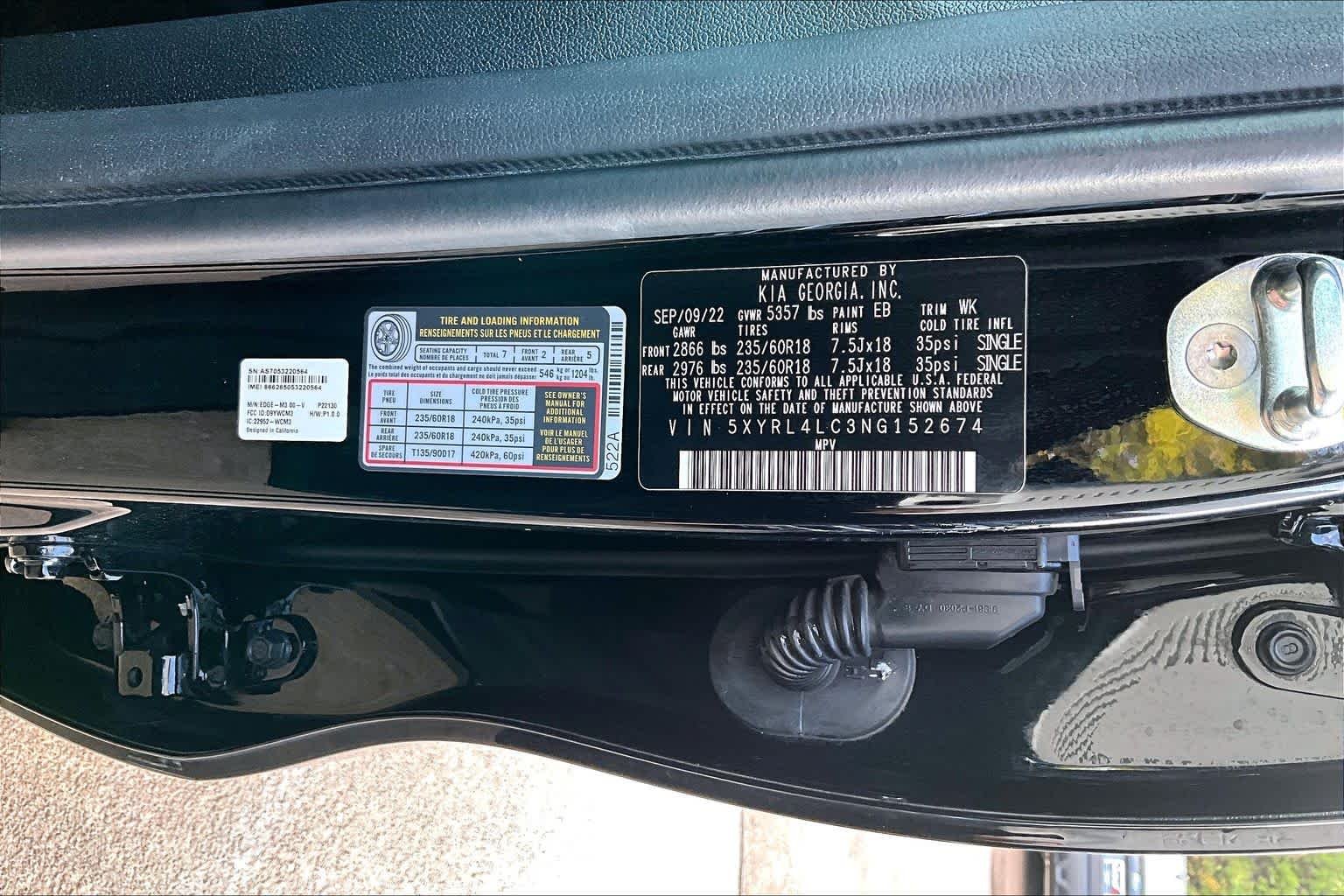 Certified Used 2022 BLACK Kia S image 35