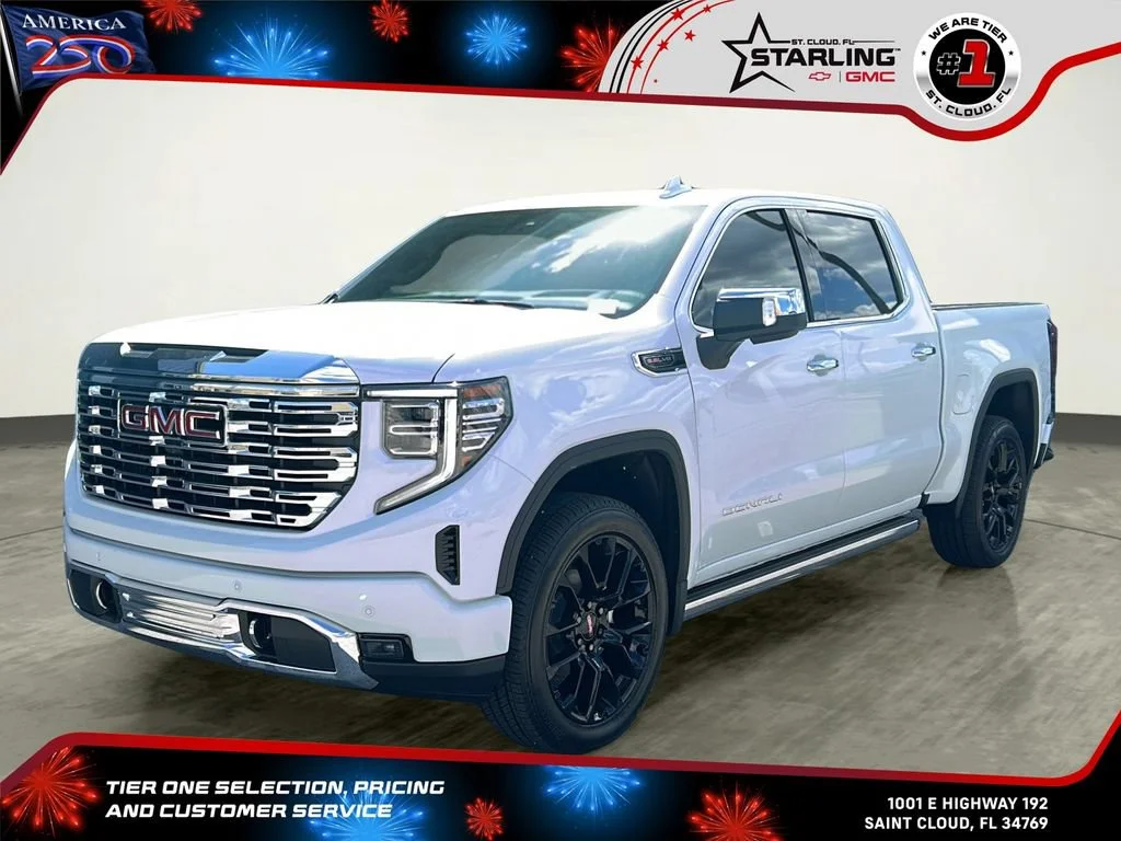 New 2026 Glacier White Tricoat GMC Denali image 1