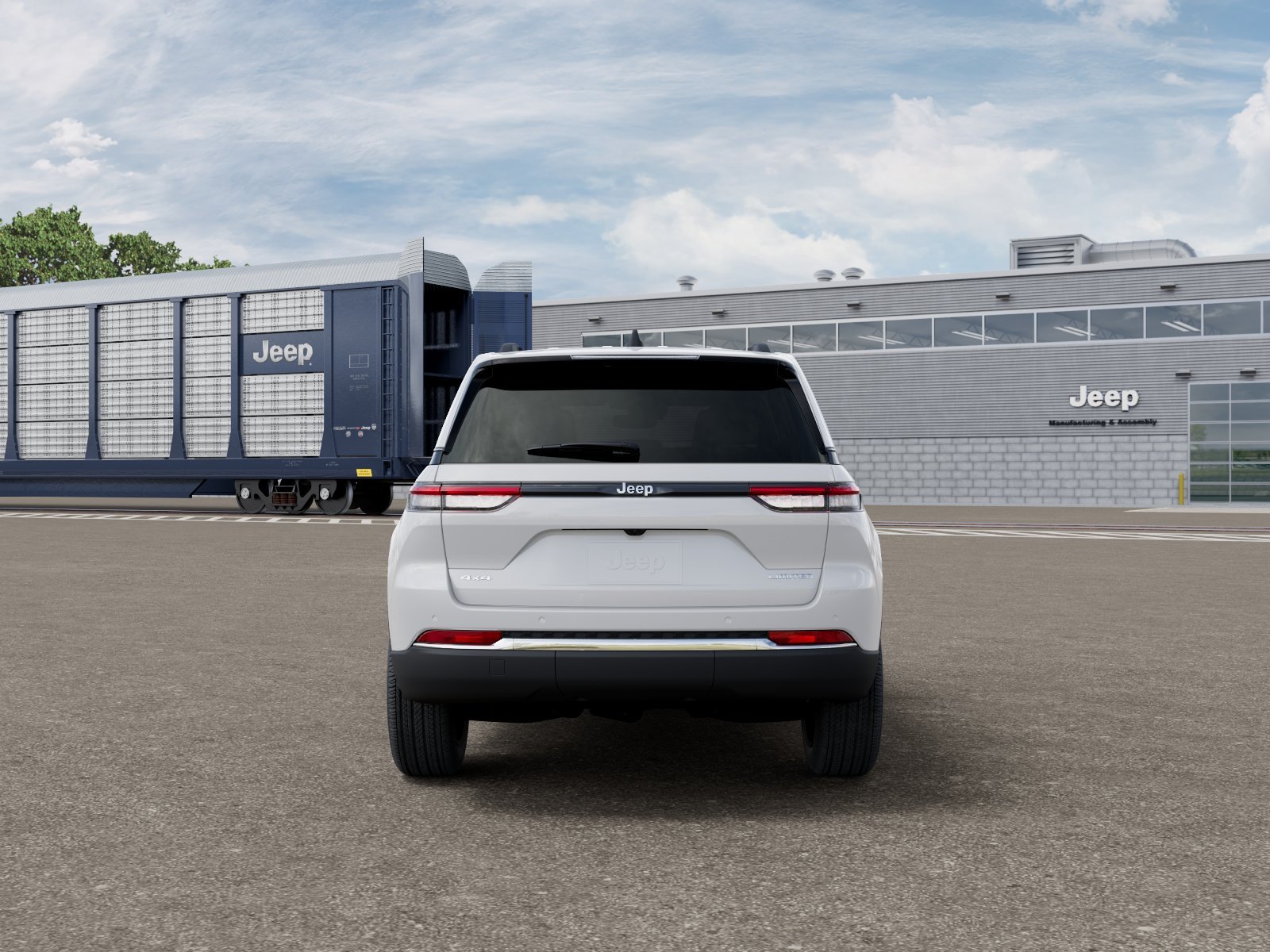 New 2027 Bright White Clear-Coat Paint Jeep Limited image 7