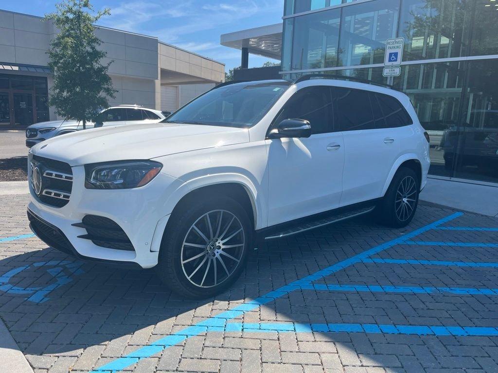 Used 2023 White Mercedes-Benz GLS 450 image 2