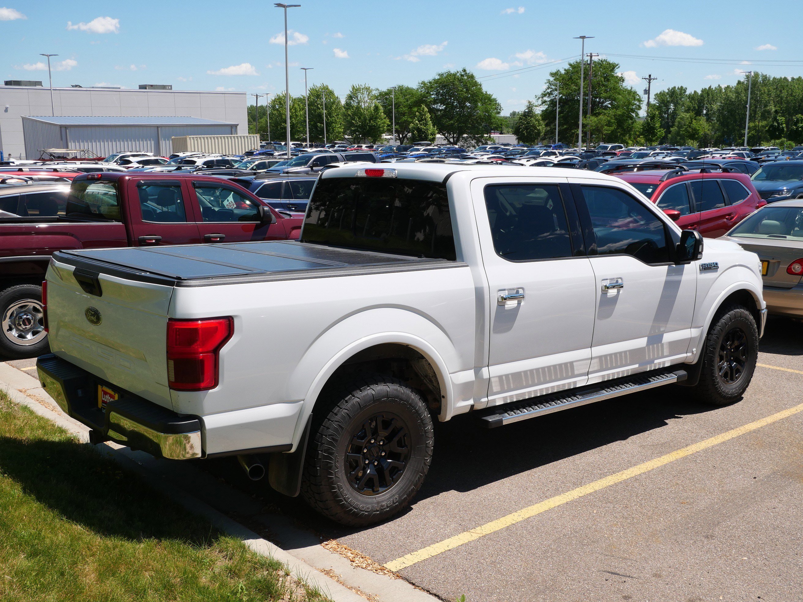 Used 2019 Oxford White Ford LARIAT image 3