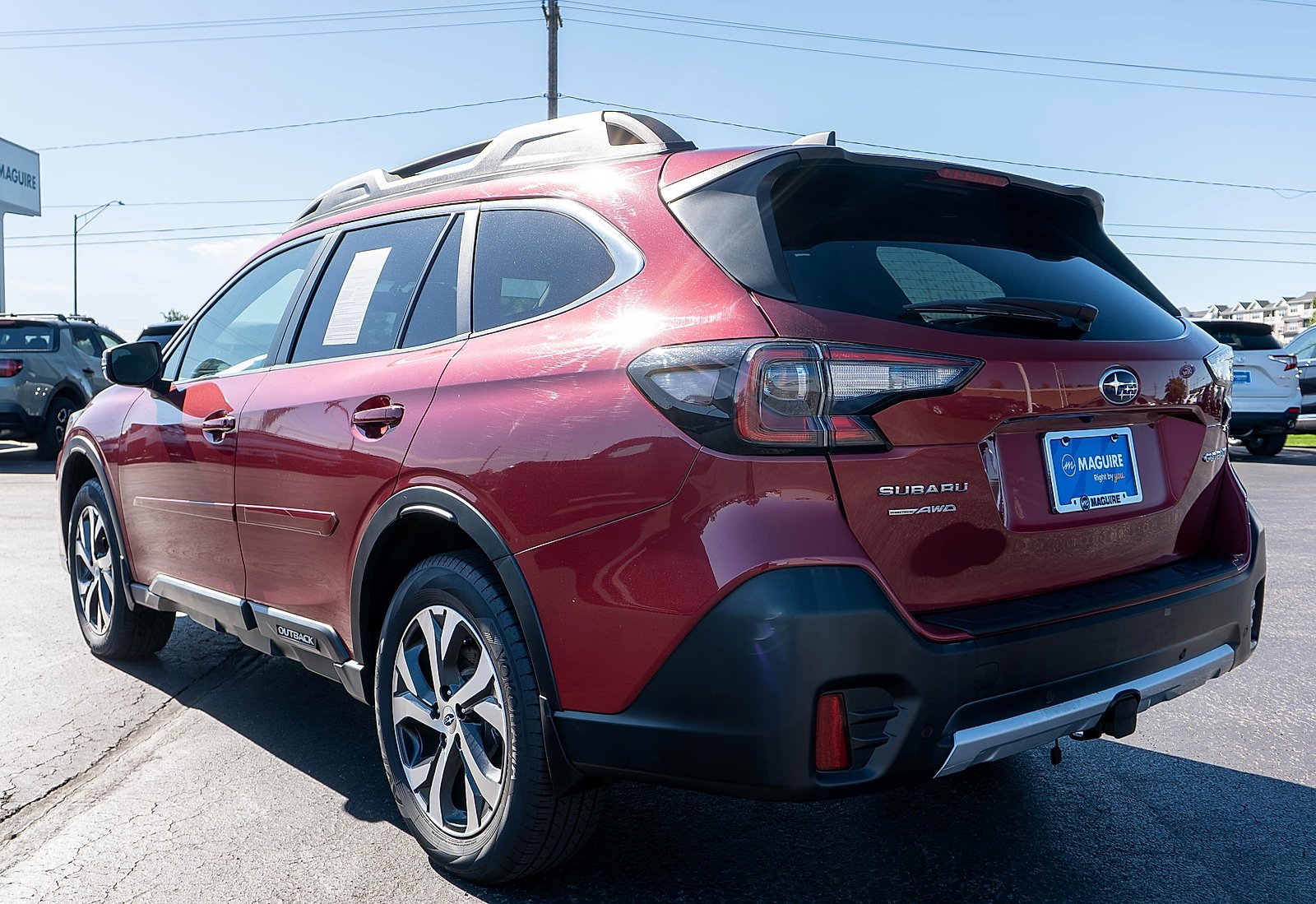 Used 2022 Crimson Red Pearl Subaru Limited image 8
